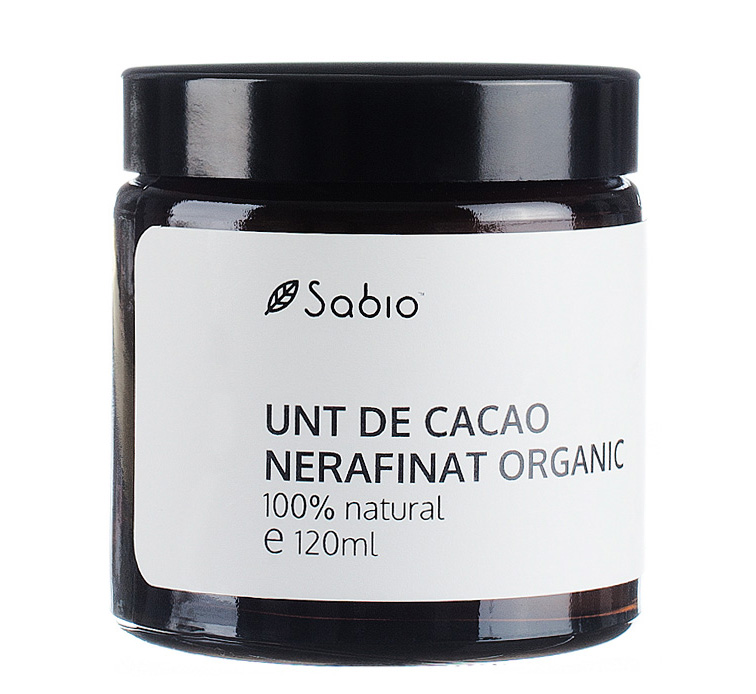 Unt de cacao nerafinat organic